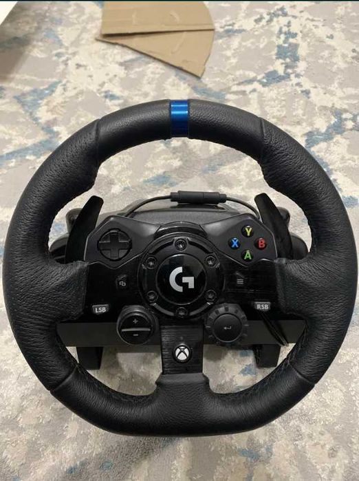 Logitech g923 игровой руль + педали