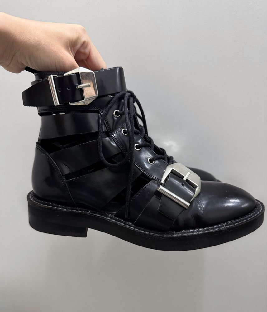 Кожаные полусапоги Asos