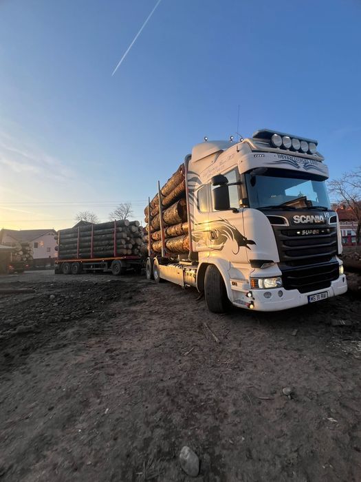 Camion forestier scania R580  6x4