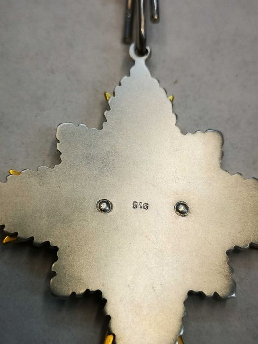 RRR-много рядък немски орден ВСВ 20 г. служба в митница,сребро емайл