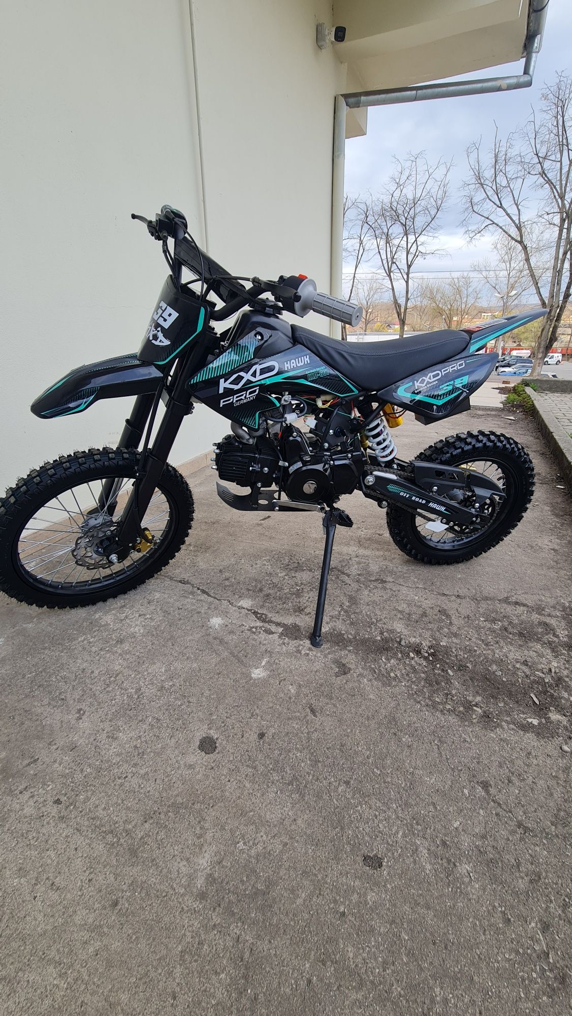 Cross Motocross Enduro KXD PRO Germany Hawk 125cc E-start