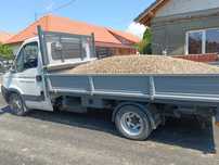 Transport  sort, nisip, balastru,etc