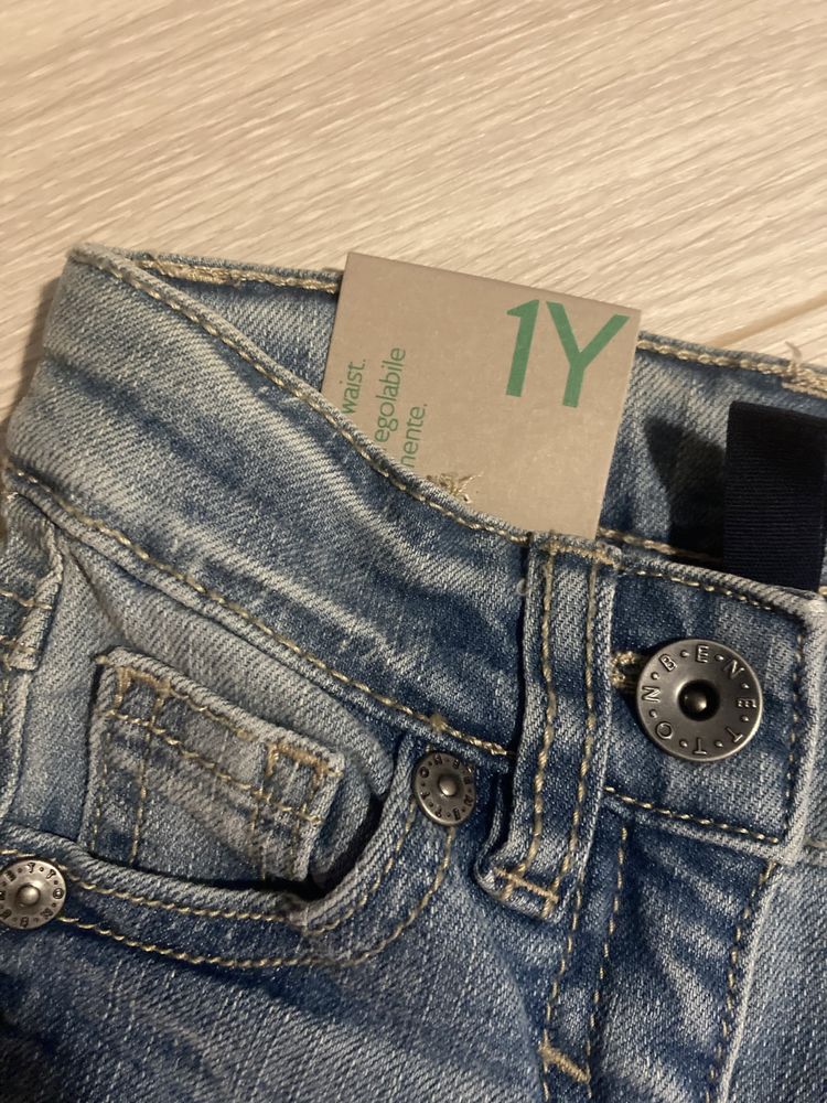 Бебешки Детски дънки Бенетон Benetton НОВИ