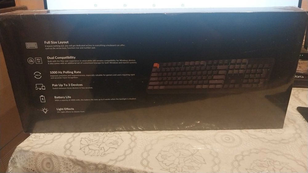 Запечатанная Keychron K10 K10-J3 Brown Tactile Gateron G Pro Switch.