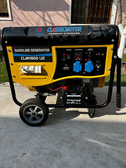 Генератор новый 11к бензин газ