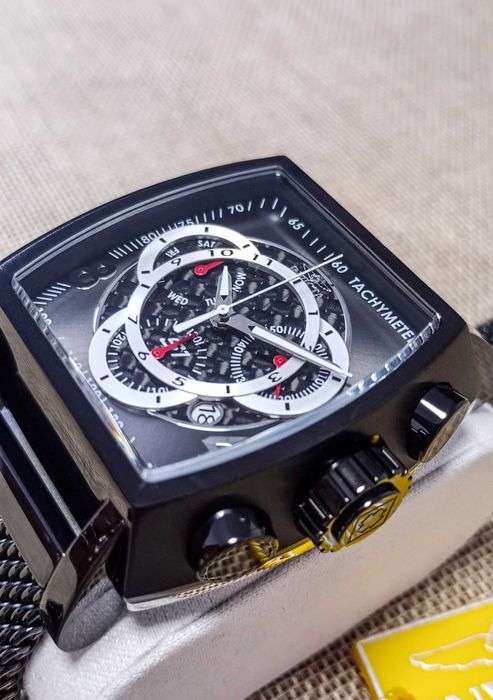 Ceas Invicta S1 Rally Chronograph Date Quartz Black Dial – Barbati