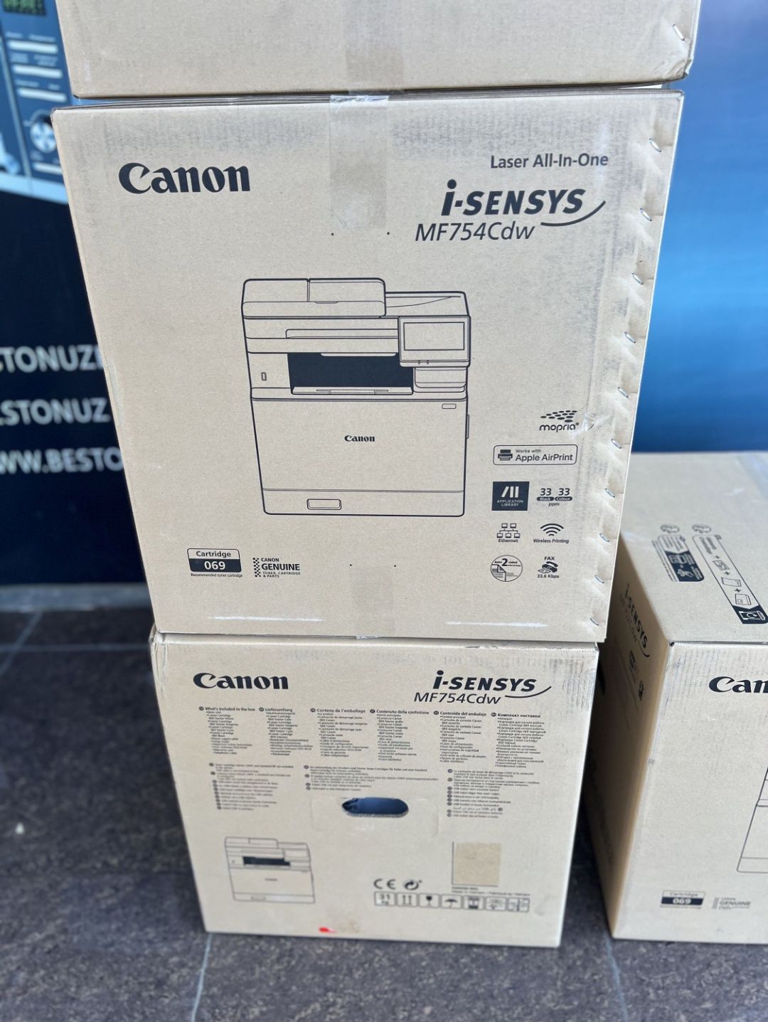 Принтер Canon i-SENSYS MF754Cdw (Лазерный, А4, МФУ) Первые руки!