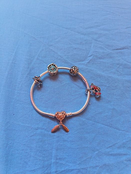 Brățară Pandora+charmuri