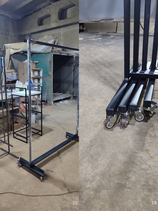 Изготовим рейлы на каклёсиках для вашего магазина.