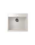 Chiuveta cu gaura pentru baterie, alb, Lungime 560 mm, Latime 495 mm