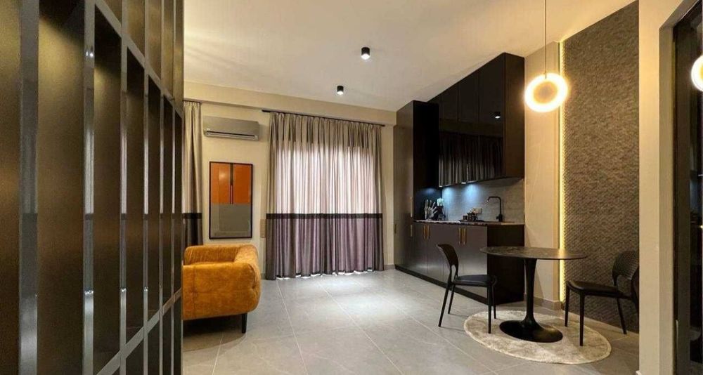 1х комнатная авторский ремонт Tashkent City Gardens 46м² Укомплектован