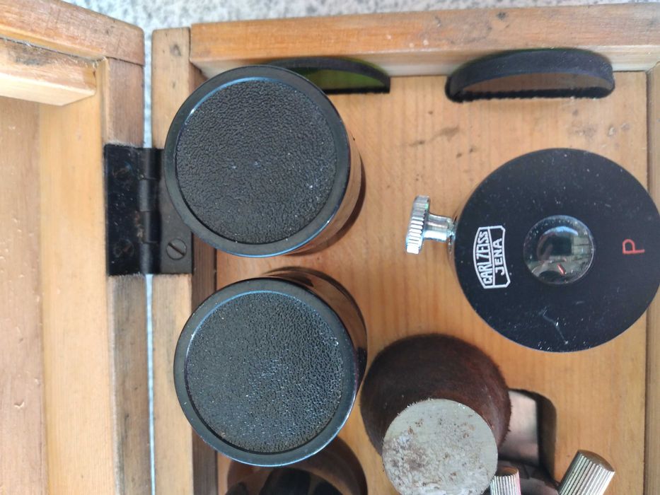 Set lentile microscop carl zeiss foarte vechi