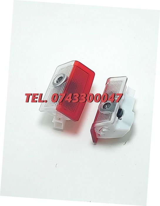Set 2 Proiectoare Led Cu Logo Mercedes A B C E M Class