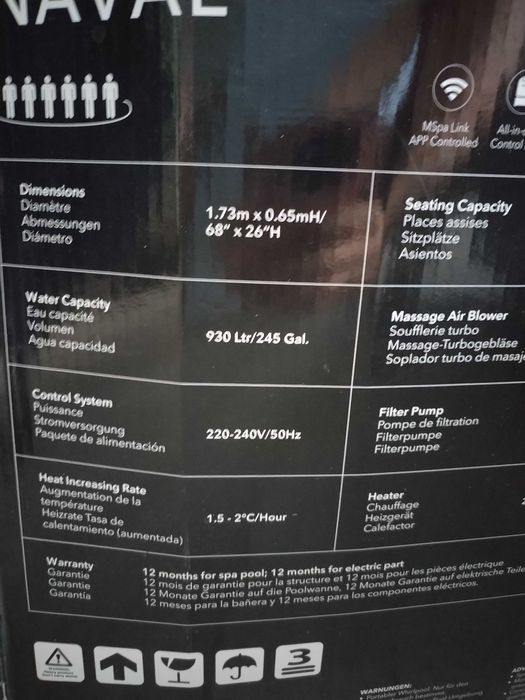 Джакузи Naval за 6 човека