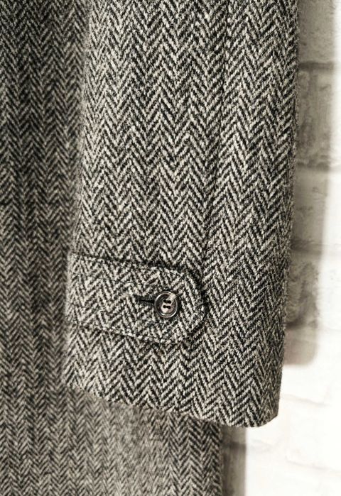 Odermark Harris Tweed Мъжко вълнено палто Размер 52