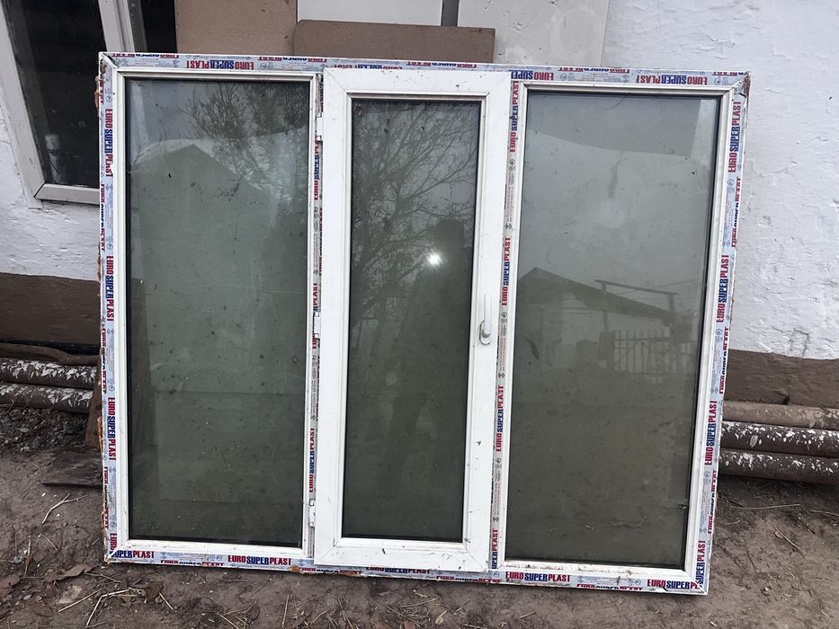 Пластик терезе 7 штук