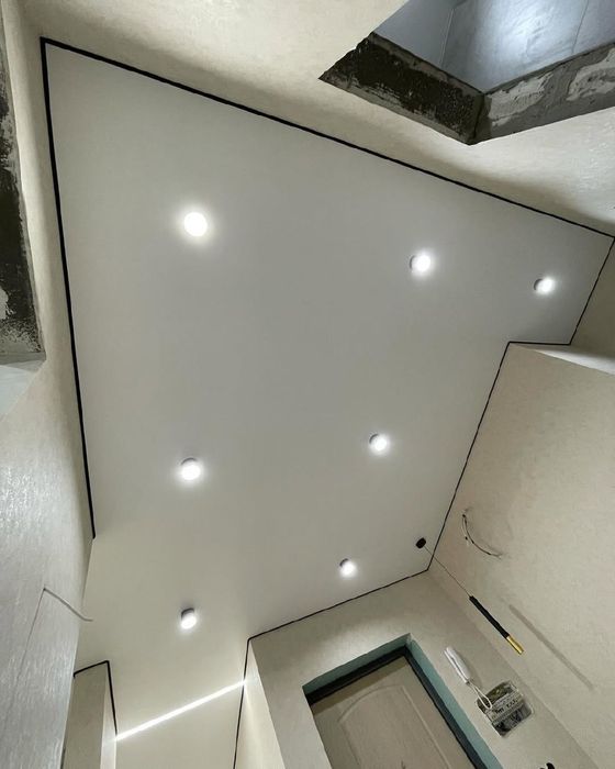 Натяжные потолки.Натяжной потолок Каскелен. Айтей. Киз