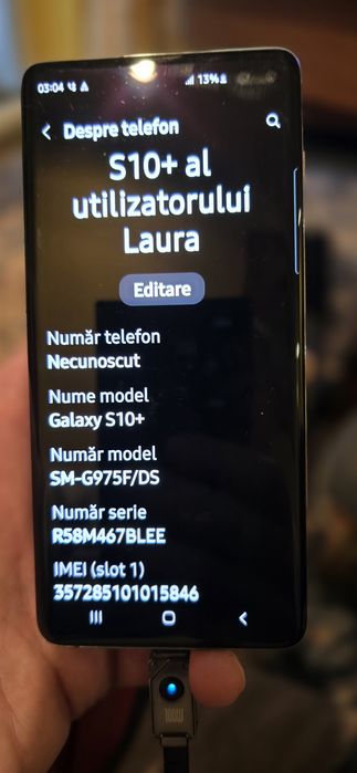 Telefon Samsung s 10 +