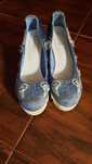 Sandale dama denim