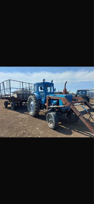 Трактор Т-40 с куном сеновозка, грабли, и касилка + донор.