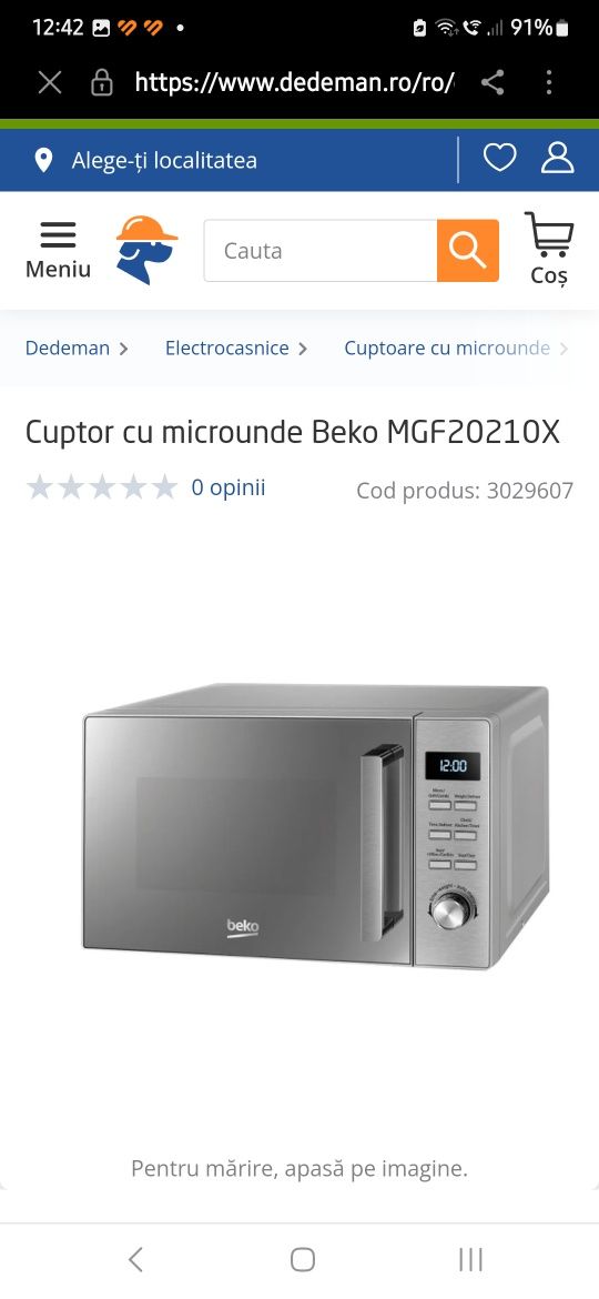 Vând cuptor microunde Beko