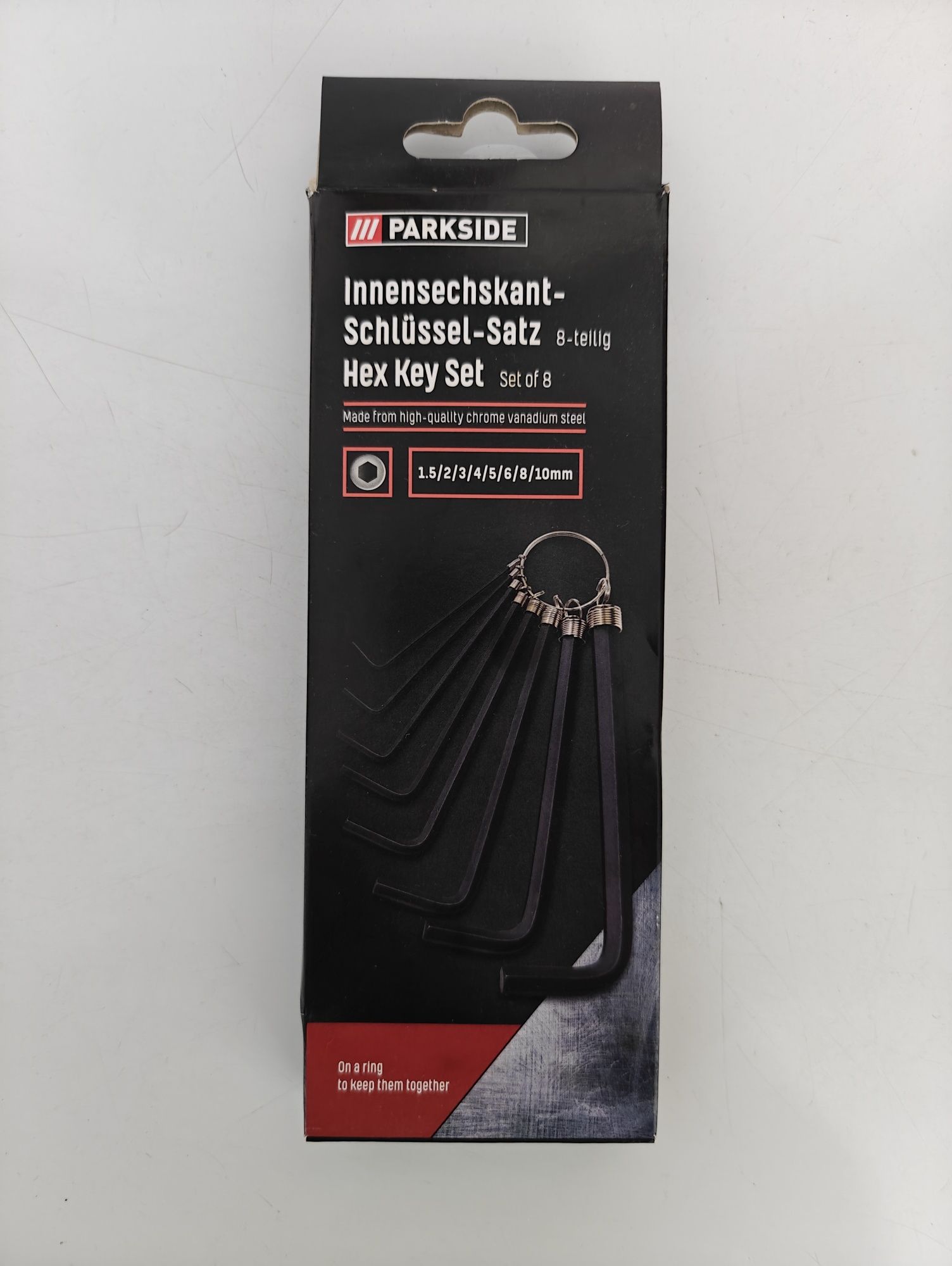 Set chei hexagonale Parkside desfăcut imbuns