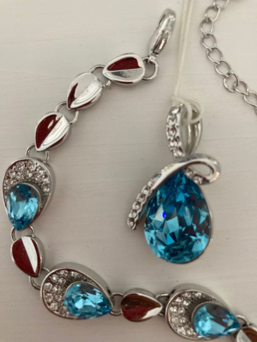 Комплект бижута с камъни Swarovski