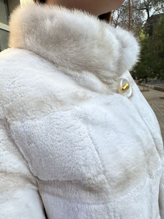 Шубка норка белая