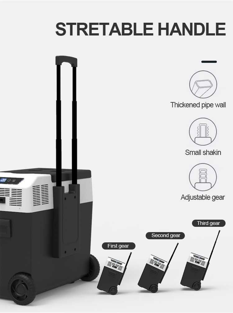 Frigider auto FROZEN,cu compresor, USB, Acumulator, Solar Panel