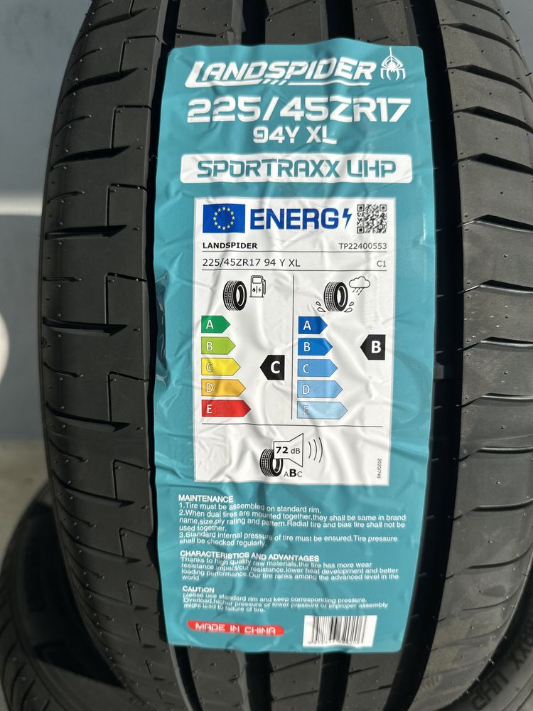 Нови летни гуми LANDSPIDER SPORTRAXX UHP 225/45R17 94Y XL Нов DOT
