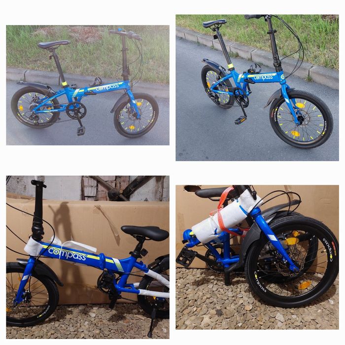 Bicicleta Omega Dominator 26" și Compass pliabila 20"