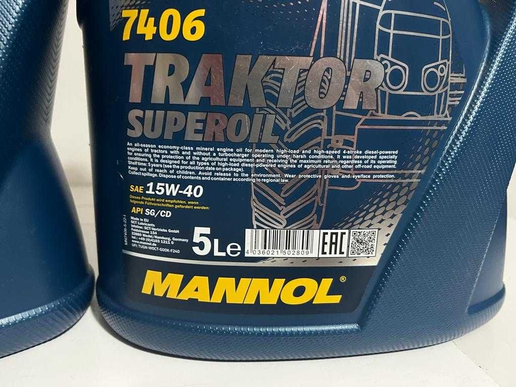 Ulei motor Mannol diesel Traktor super universal 15W40 capacitate 5L