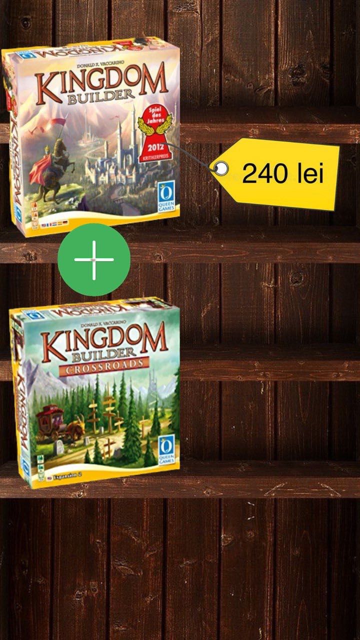 Joc de societate / boardgame  Kingdom builder + crossroads