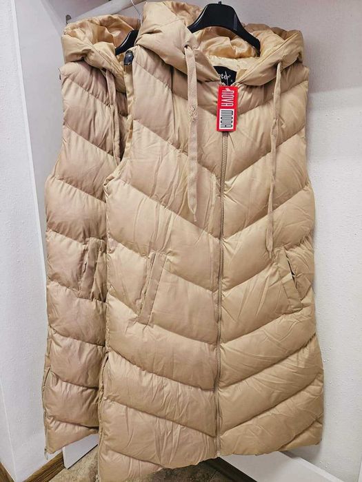 Дълга грейка бежов цвят