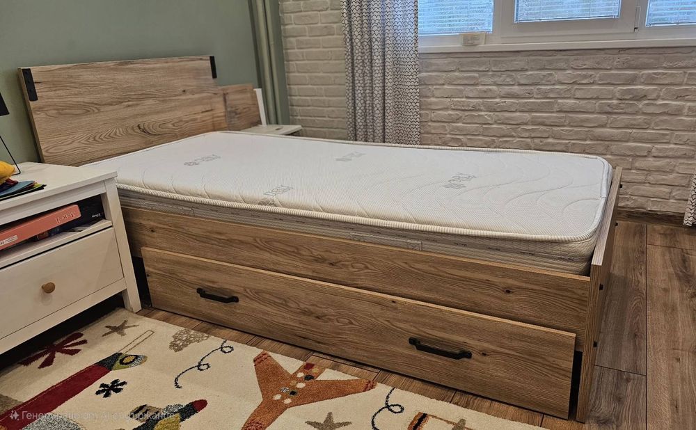Продавам детско легло и матрак  90×200