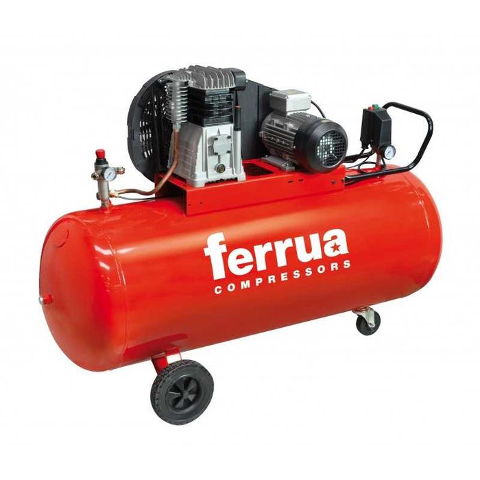 Compresor de aer FB38B-200 CT4 FERRUA, 480 l/min, 200 L,  10bar, 400V