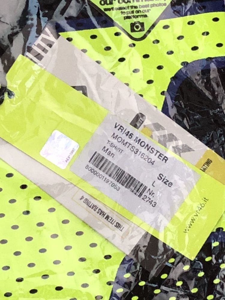 Tricou original Monster VR46, transport inclus