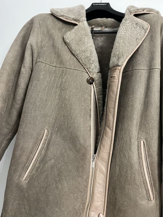 Vand haina barbateasca piele/blana naturala