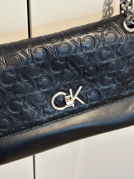 Geantă, Calvin Klein, dama, negru