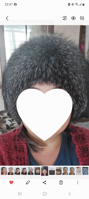 Продается  шапка чернобурка  бу, в хорошем состоянии.