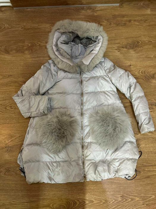 Зимно яке естествеп пух