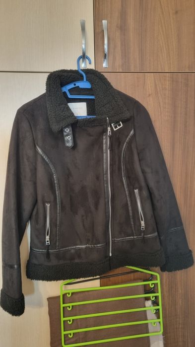 Geaca îmblănite piele întoarsă
