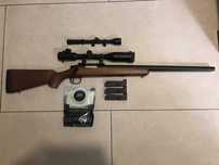Pusca Airsoft Wood PutereMaxima 6jouli Metal+Abs->TINTA/DAUNATORI