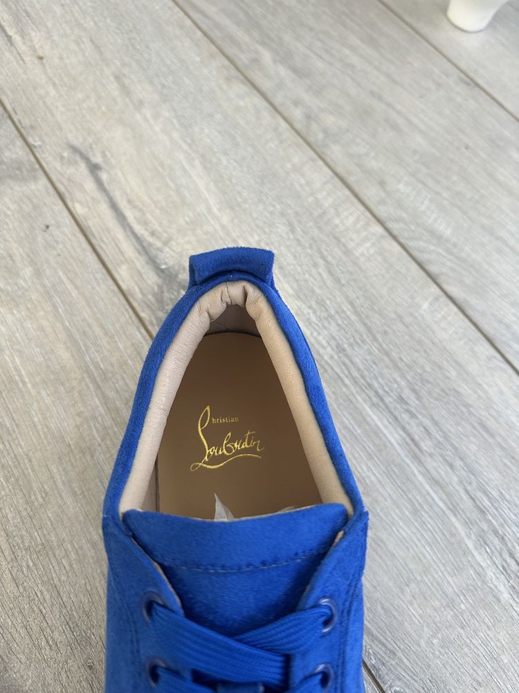 Louboutin Low Albastrii