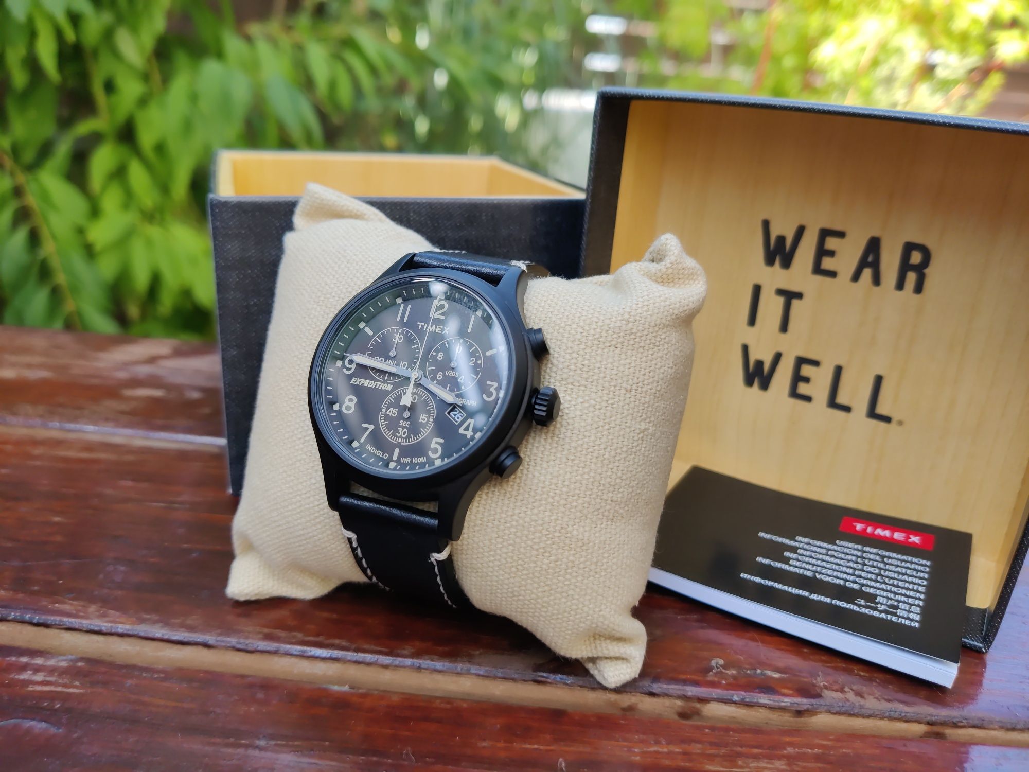 Timex Expedition Cronograph, nepurtat