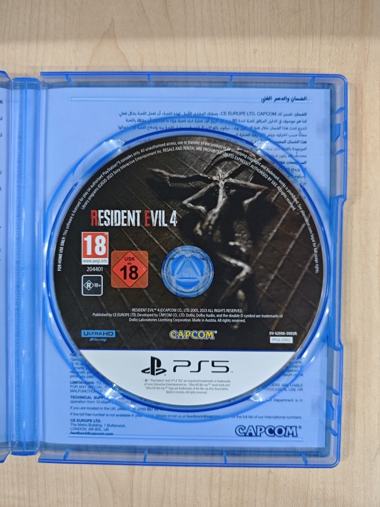 СРОЧНО! Продаю диск Resident Evil 4 Playstation 5