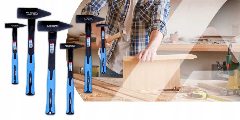 Set 5 ciocan maner fibra de sticla 100g-2kg (TA1422)