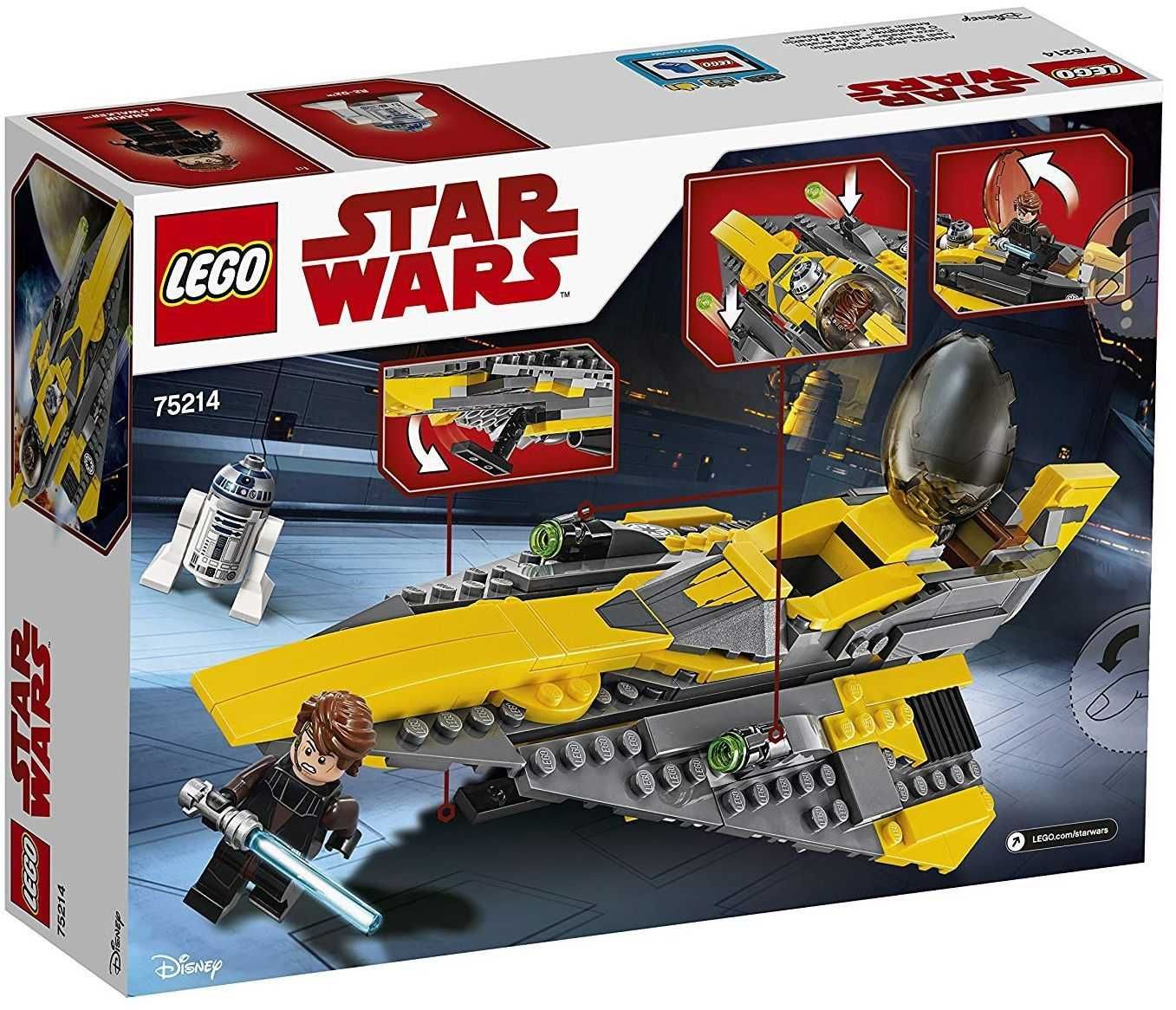 НОВО Lego Star Wars - Anakin's Jedi Starfighter (75214)