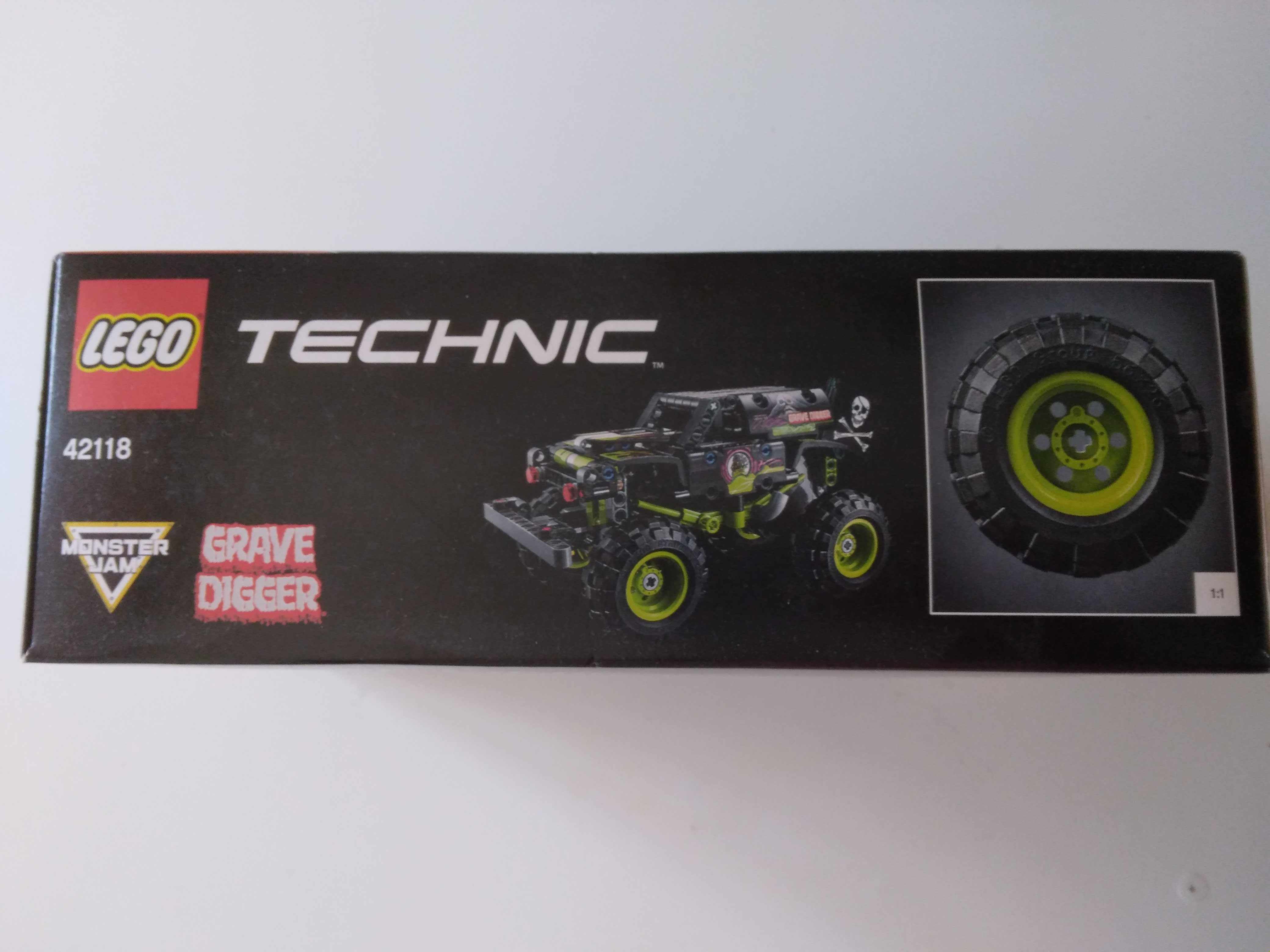 LEGO Technic 42118 camioane gigant 2in1, Monster Jam Grave Digger, nou