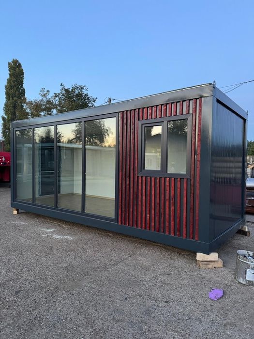 Vand containere modulare tip birou vitrină